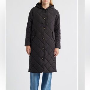 Bernardo Hooded Quilted Longline - Fleece Lined! Bundle and save!